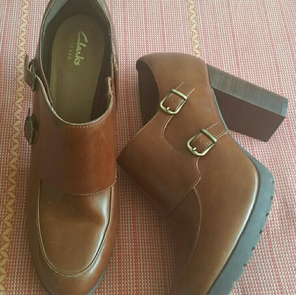 Tan Clark's Shoes
